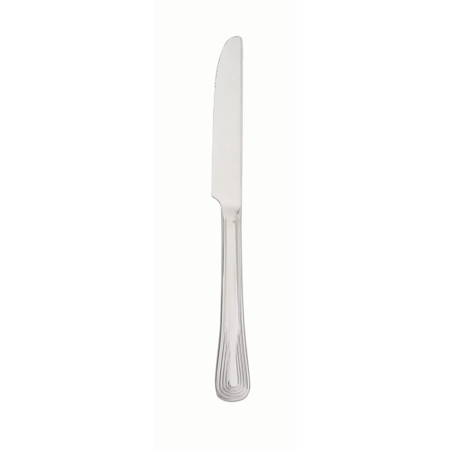 Walco 8845 Imagination 18/0 S/S 9" Dinner Knife - Dozen 1 Walco 8845 Imagination 18/0 S/S 9" Dinner Knife - Dozen