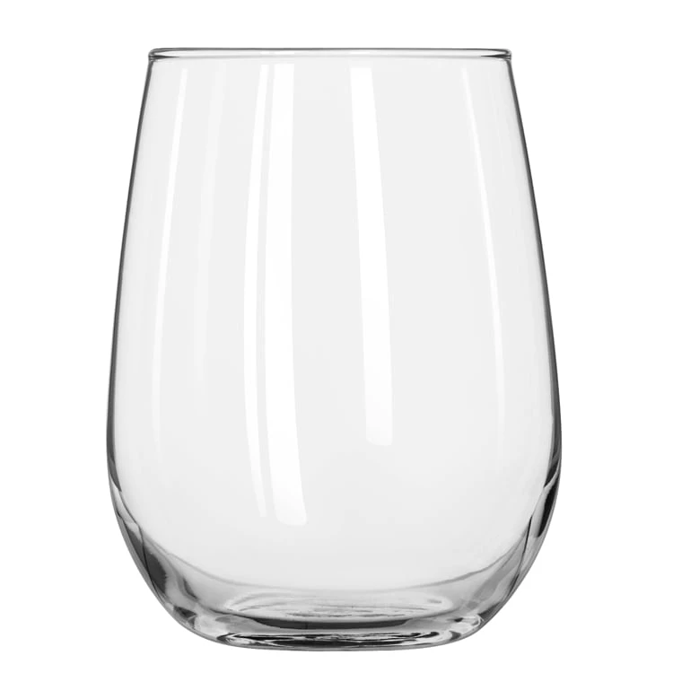 Libbey 221 Stemless 17 Ounce White Wine Glass - 12 / CS 1 Libbey 221 Stemless 17 Ounce White Wine Glass - 12 / CS