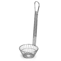 TableCraft 4039 Chrome Plated Sloped Taco Salad Basket