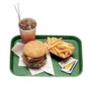Cambro 1418FF119 Sherwood Green 14 X 18 In. Fast Food Tray - 12 / CS