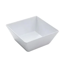 American Metalcraft MELSQ94 Endurance White Melamine 125 Oz Sq. Bowl