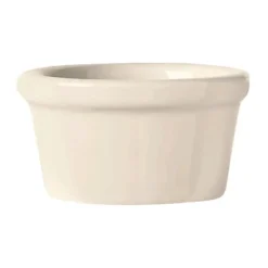 World Tableware RAM-25-W Bedrock Ovenware 2.5 Oz. Ramekin - 24 / CS