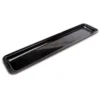 Delfin TRC-306-10 30" X 6.5" X 1" Black Rectangular Market Tray
