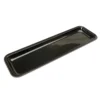 Delfin TRC-206-10 19.5" X 6.5" X 1" Black Rectangular Market Tray