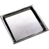 American Metalcraft HMSQ22 22" Square Hammered S/S Tray