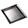 American Metalcraft HMSQ18 18" Square Hammered S/S Tray