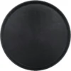 Carlisle 1600GL004 Griplite 16-1/2" Round Black Tray