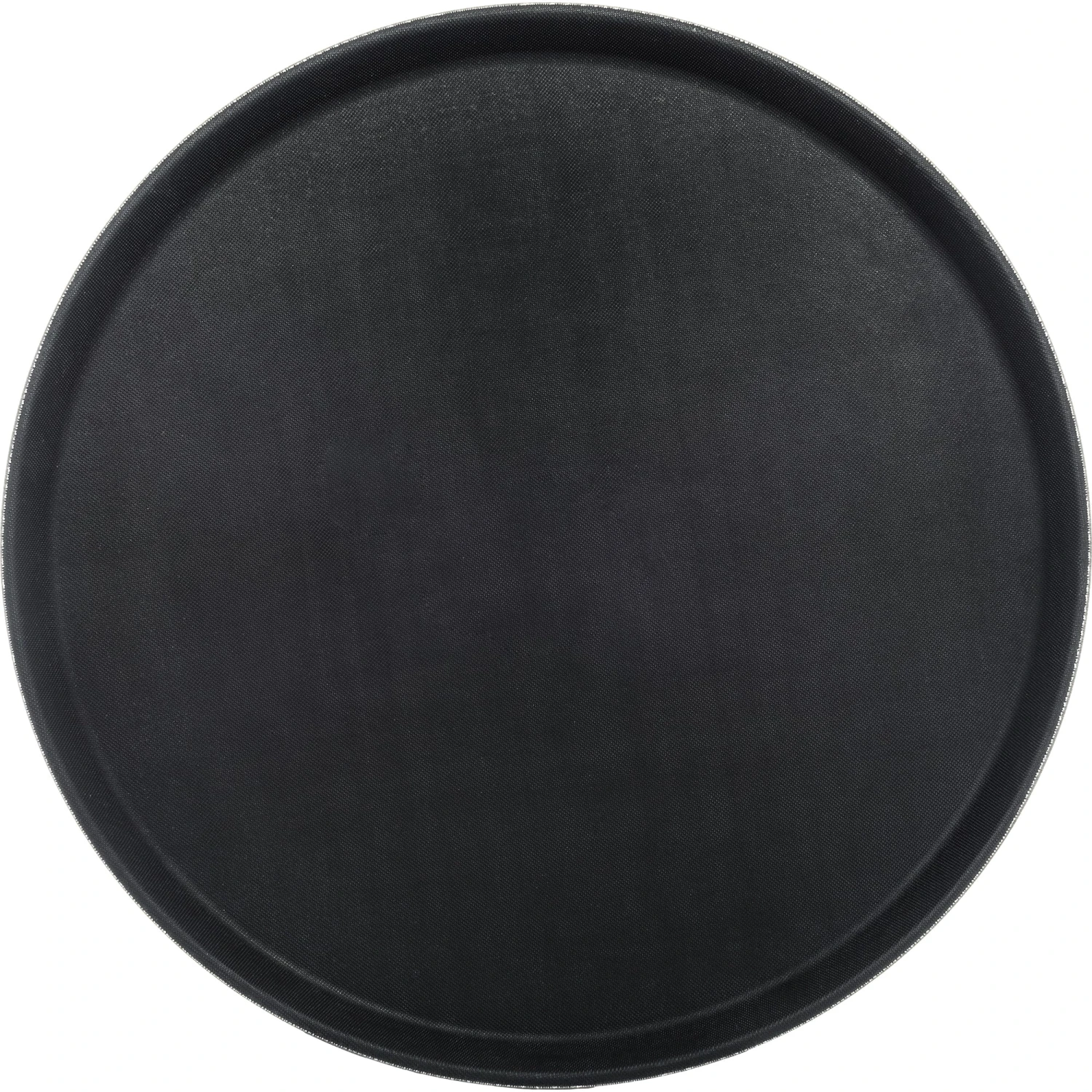 Carlisle 1600GL004 Griplite 16-1/2" Round Black Tray 1 Carlisle 1600GL004 Griplite 16-1/2" Round Black Tray