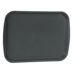 Traex 1014-06 Black Plastic 10 X 14" Fast Food Tray - 24 / CS