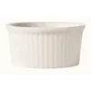 World Tableware RAMF-234-W Bedrock Ovenware Fluted Ramekin - 24 / CS