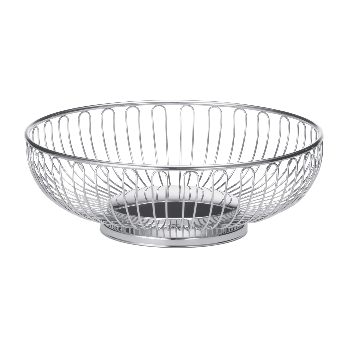TableCraft 4175 Chalet Chrome Plated 9.63" X 3.25" Basket 1 TableCraft 4175 Chalet Chrome Plated 9.63" X 3.25" Basket