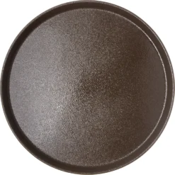 Carlisle 1600GR2076 Round Griptite 2 Brown 16" Round Tray