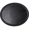 Carlisle 2700GR2004 Griptite 2 Black 27 X 22.5 Oval Tray