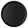 Carlisle 1100GR2004 Griptite 2 Black 11" Round Tray