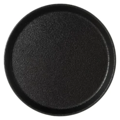 Carlisle 1100GR2004 Griptite 2 Black 11" Round Tray