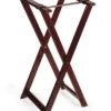 G.E.T. TSW-103 Mahogany Hardwood 31.5" Tray Stand