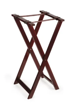 G.E.T. TSW-103 Mahogany Hardwood 31.5" Tray Stand
