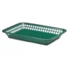 TableCraft 1079FG Grande Green 11.75 X 8.5" Platter Basket - Dozen