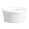 Hall® China 4533-WH White 4 Oz. Fluted Ramekin - 36 / CS