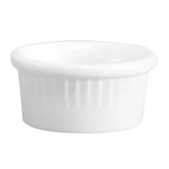 Hall® China 4531-WH White 2 Oz. Fluted Ramekin - 36 / CS