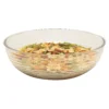 Cambro RSB18CW135 Camwear Clear 20.2 Qt. Round Ribbed Bowl