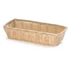 TableCraft 1116W Natural 9" Hand-Woven Plastic Basket - Dozen