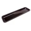 Delfin TRC-246-10 24" X 6.5" X 1" Black Rectangular Market Tray