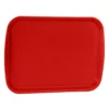 Traex 1014-02 Red Plastic 10 X 14 Fast Food Tray - Dozen