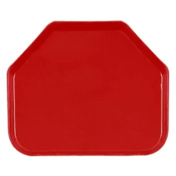 Cambro 1520TR510 Camtrays Red 15" X 20.25" Trapezoid Tray
