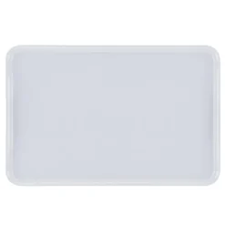 Cambro 1826CL676 Camlite Steel White 17.88" X 25.75" Tray