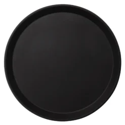 Cambro 1100CT110 Camtread Black 11" Round Tray