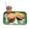 Cambro 1014FF119 Sherwood Green 10 X 14" Fast Food Tray - Dozen