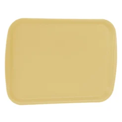 Traex 1216-32 Beige Plastic 12 X 16 Fast Food Tray - Dozen