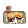 Cambro 1418FF104 Desert Tan 14" X 18" Fast Food Tray - Dozen
