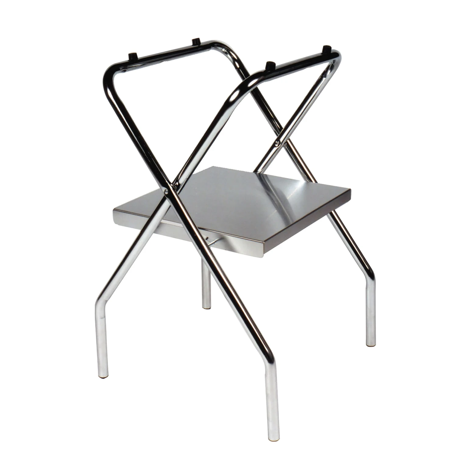 CSL 1054S-C Chrome Steel 31" Folding Tray Stand 1 CSL 1054S-C Chrome Steel 31" Folding Tray Stand