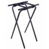 CSL 1053BL 31" H Deluxe Black Tubular Steel Tray Stand