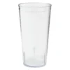 G.E.T. 6620-1-CL Textured Clear 20 Oz. Tumbler - 72 / CS