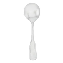 Walco 2812 Fanfare 18/0 S/S 6-3/16" Bouillon Spoon - Dozen