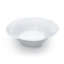 Elite Global Solutions M14BRF-NW Tuscany 6 Qt. White Round Flared Bowl