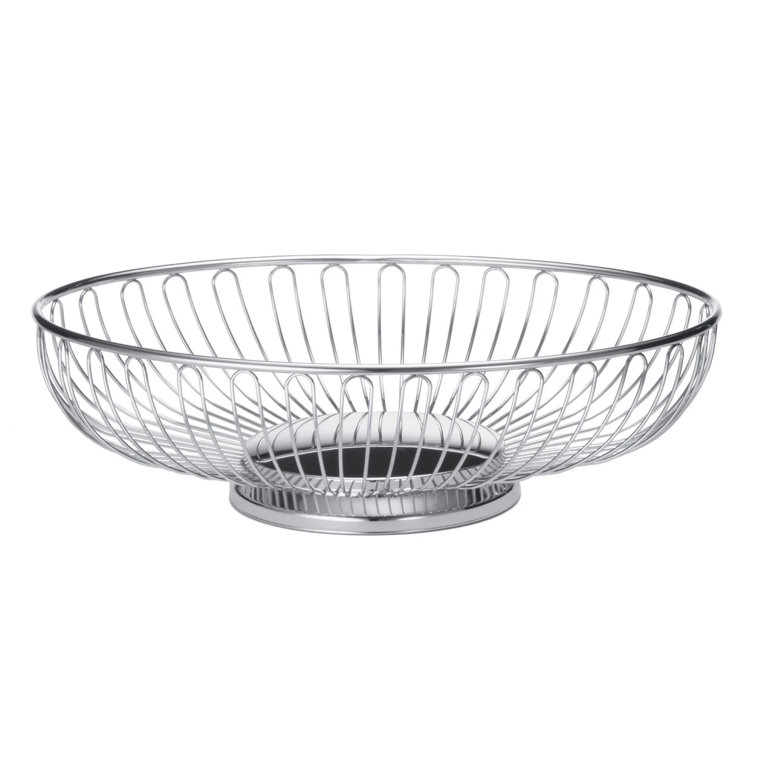 TableCraft 4171 Chalet Chrome Plated 7.5" X 5.63" Basket 1 TableCraft 4171 Chalet Chrome Plated 7.5" X 5.63" Basket