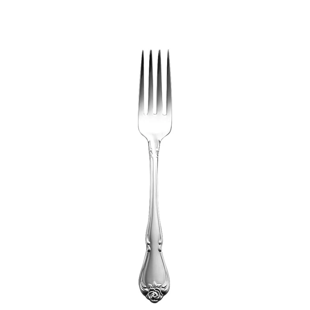 Oneida 2552FRSF Arbor Rose S/S 7.38" Dinner Fork - Dozen 1 Oneida 2552FRSF Arbor Rose S/S 7.38" Dinner Fork - Dozen