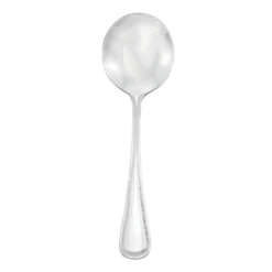 Walco 9212 Classic Bead 18/10 S/S 6" Bouillon Spoon - Dozen