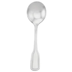 Walco 6612 Saville 18/0 S/S 6-1/4" Bouillon Spoon - Dozen