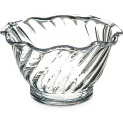 Carlisle 453007 5 Oz. Clear Tulip Dessert Dish - 24 / CS