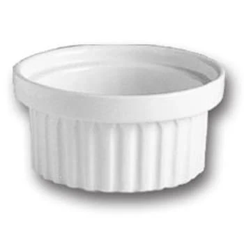 Hall® China 1150AWHA White 4 Oz. Stacking Ramekin - 24 / CS 1 Hall® China 1150AWHA White 4 Oz. Stacking Ramekin - 24 / CS