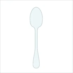 World Tableware 160 007 Med. Wt. Geneva 4-3/8" Demitasse Spoon - Dozen