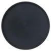 Traex 1476-0606 T-Rex Black 16" Round Non-Slip Beverage Tray