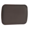 Traex 1014-01 Brown Plastic 10 X 14 Fast Food Tray - Dozen