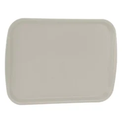 Traex 1014-31 Gray Plastic 10 X 14" Fast Food Tray - Dozen