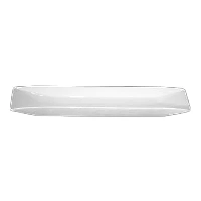 Gourmet Display By Cal-Mil PP150 White Porcelain 18 X 3" Platter 1 Gourmet Display By Cal-Mil PP150 White Porcelain 18 X 3" Platter